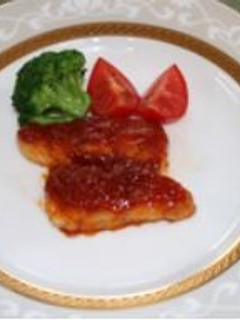 焼いてからめるだけ! 白身魚のトマト煮-レシピのメイン写真