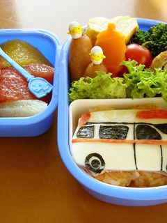 ☆救急車弁当☆(キャラ弁)-レシピのメイン写真