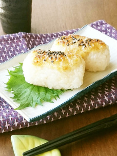 トースターde柚子胡椒マヨ焼きおにぎり-レシピのメイン写真
