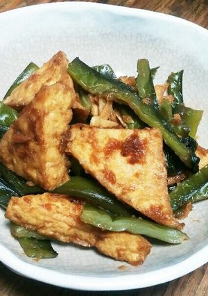 茎わかめと厚揚げのパパっと♪焼肉タレ炒め-レシピのメイン写真