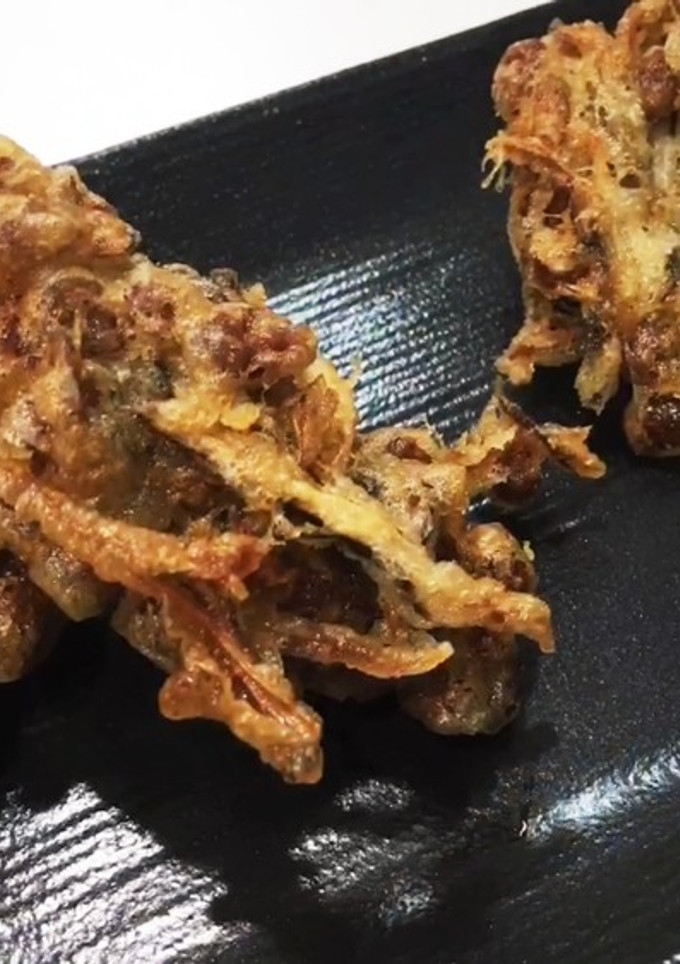 納豆と舞茸の天ぷら-レシピのメイン写真