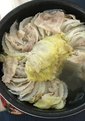 白菜と豚バラのミルフィーユ鍋-レシピのメイン写真