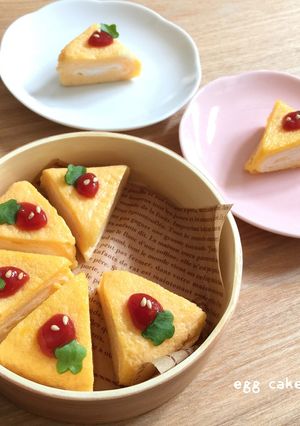 egg cake ♩卵焼き-レシピのメイン写真
