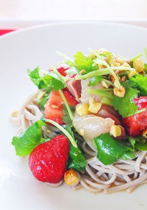 【ダイエットレシピ】イタリアンサラダ蕎麦-レシピのメイン写真