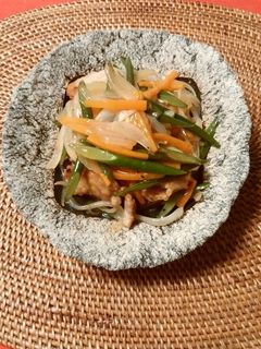 豚バラとニンニクの芽のオイスター炒め-レシピのメイン写真