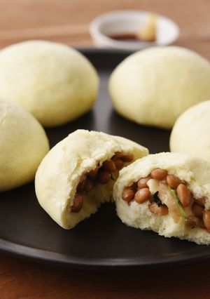 HMで作る納豆まん(こごいら納豆)-レシピのメイン写真