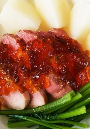 超しっとり!!豚ももハム*ポン酢ジュレ*-レシピのメイン写真
