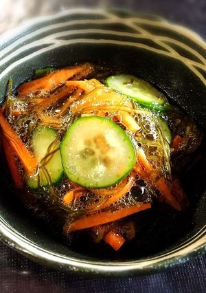 ご飯のお供に☆簡単☆野菜納豆昆布-レシピのメイン写真