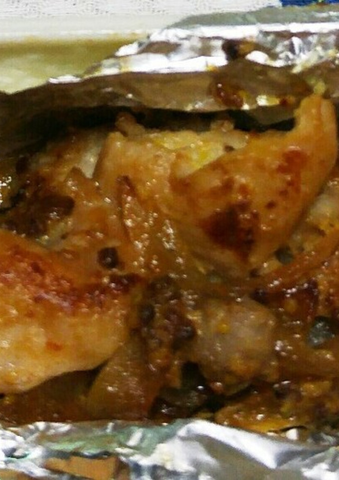 親子丼の残りの鶏と玉ねぎでソテ~-レシピのメイン写真