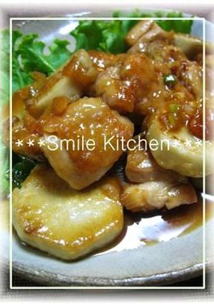 コッ照り～♪鶏肉＆里芋のくわ焼き♪＾＾-レシピのメイン写真