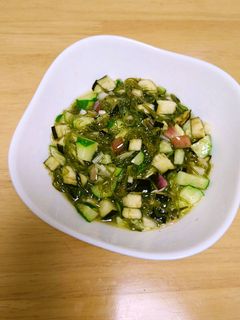 めかぶと夏野菜の和えもの-レシピのメイン写真