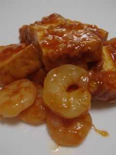 生揚げのエビチリ風炒め物♪-レシピのメイン写真