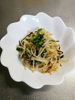 もやしと塩昆布の和え物-レシピのメイン写真