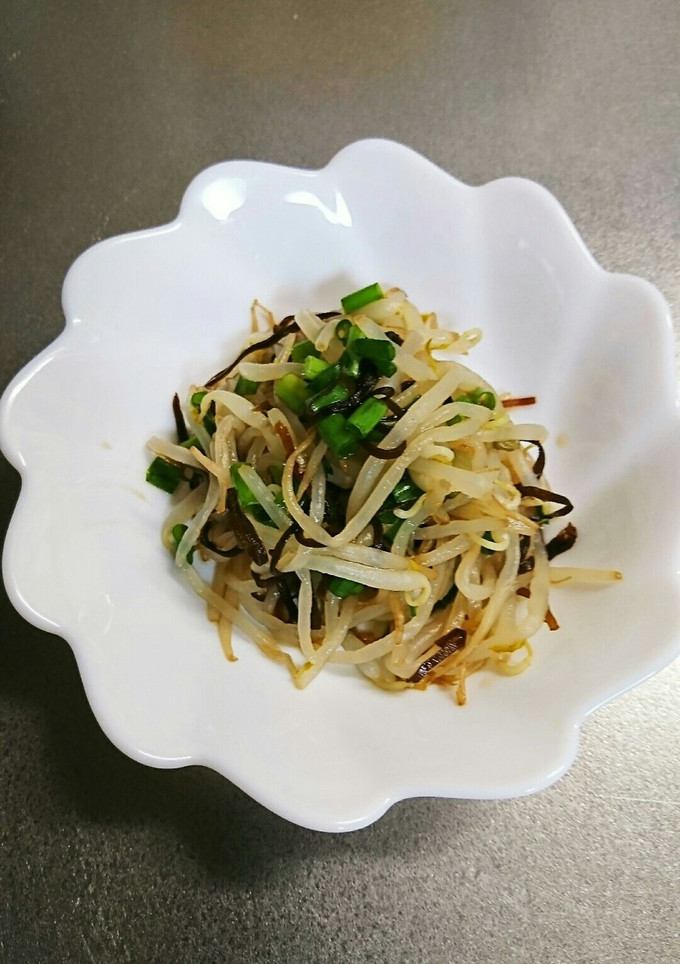 もやしと塩昆布の和え物-レシピのメイン写真