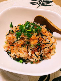 鮭の炒めご飯-レシピのメイン写真