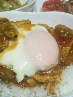 カレーリメイク。和風カレー丼。-レシピのメイン写真