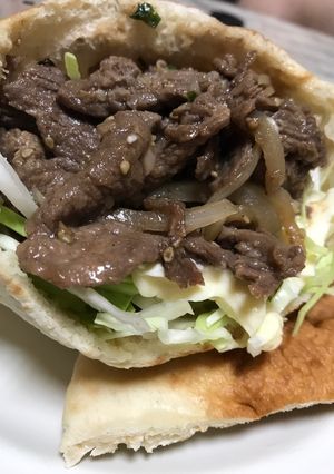 プルコギのピタパンサンド-レシピのメイン写真