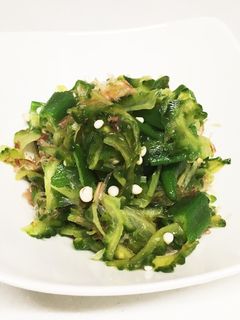 夏バテ防止に♪おくらとゴーヤのおひたし-レシピのメイン写真
