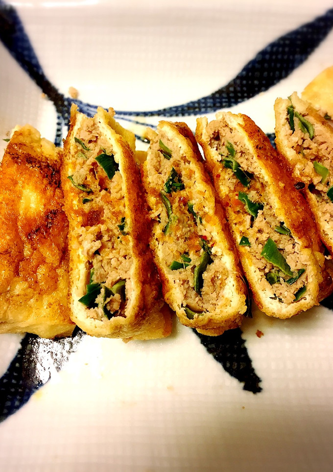 お揚げさんで♪餃子風♪-レシピのメイン写真