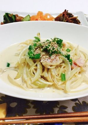和風みそマヨクリームパスタ-レシピのメイン写真