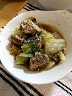 鯖缶と白菜の煮物-レシピのメイン写真