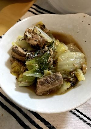 鯖缶と白菜の煮物-レシピのメイン写真