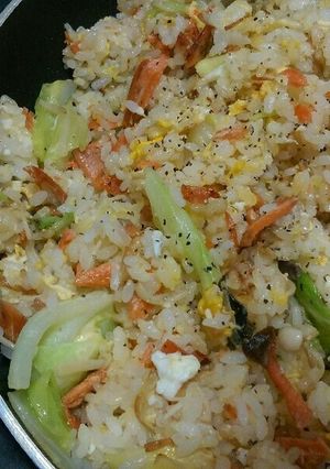 冷凍しゃけチャーハン-レシピのメイン写真
