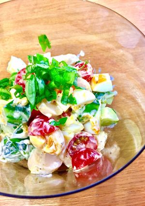 超簡単、夏野菜サラダ-レシピのメイン写真