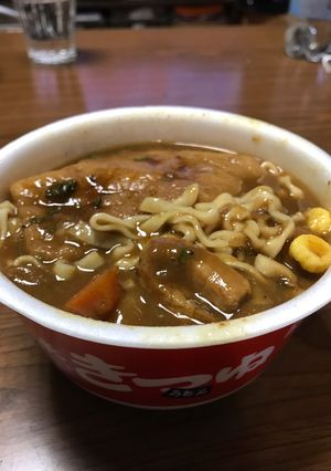 簡単！カレーの残りで出汁のカレーうどん-レシピのメイン写真