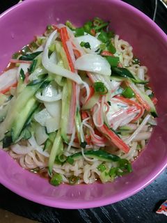 サラダの冷やしラーメン-レシピのメイン写真