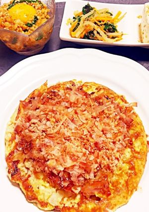 お豆腐のお好み焼き！ヘルシー＆簡単！-レシピのメイン写真