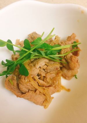 豚肉とキノコの甘辛煮-レシピのメイン写真