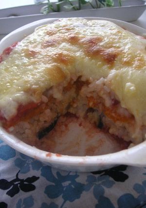 残りご飯で♪ご飯の簡単ラザニア風-レシピのメイン写真