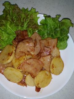 長芋とベーコンのバカタレ炒め-レシピのメイン写真