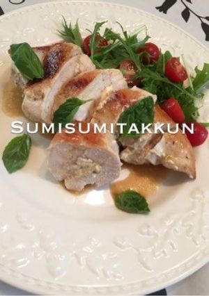 クリチーアンチョビの胸肉ロール♡-レシピのメイン写真