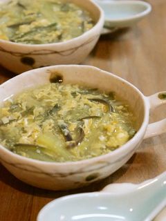とろとろナスの中華たまごスープ-レシピのメイン写真
