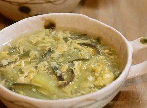 とろとろナスの中華たまごスープ-レシピのメイン写真
