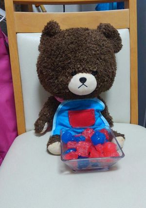 苺密とブルーの密のわらびもち-レシピのメイン写真