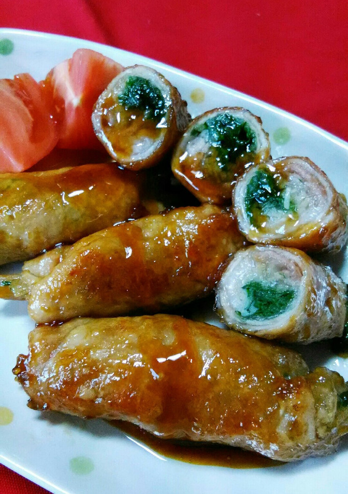 水菜と、えのき茸の簡単肉巻き☆-レシピのメイン写真