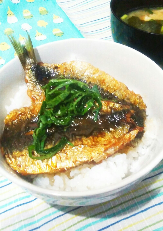 いわしの蒲焼丼-レシピのメイン写真