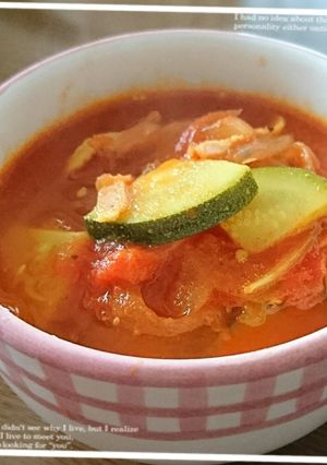 ズッキーニのトマトカレースープ-レシピのメイン写真