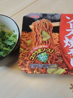 評判屋やきそば×パクチー!-レシピのメイン写真
