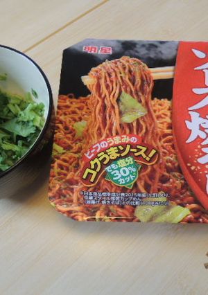 評判屋やきそば×パクチー！-レシピのメイン写真