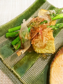 厚揚げとアスパラポン酢ワサビがけ-レシピのメイン写真