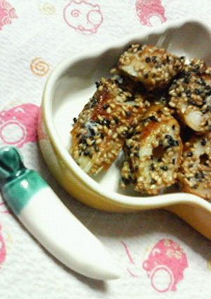 ちくわの✿ゴマ胡麻❀梅味ソテー✿-レシピのメイン写真