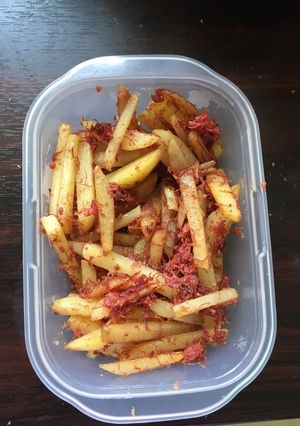 じゃがいもコンビーフ炒め-レシピのメイン写真
