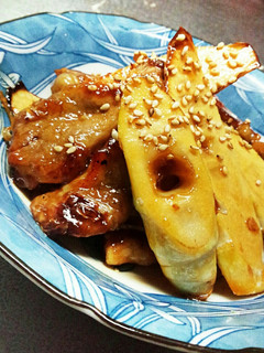 古参竹と豚肉の甘辛炒め❣-レシピのメイン写真