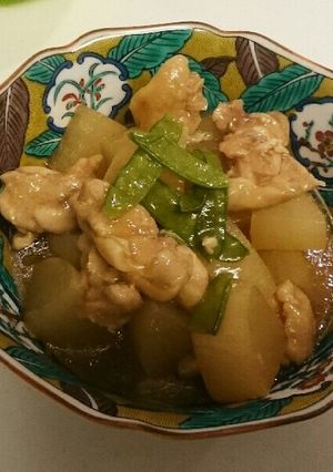 簡単、低カロリーな鶏肉と大根の煮物-レシピのメイン写真