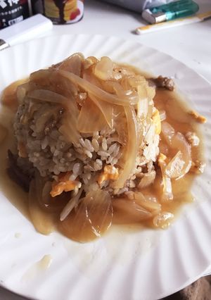 あんかけ玉ねぎチャーハン♩-レシピのメイン写真