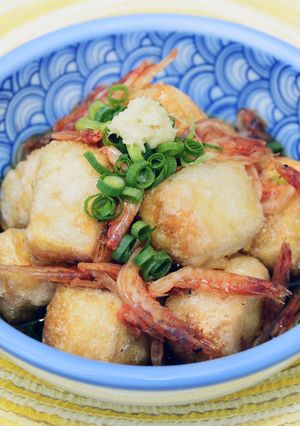 さくらえびだしでいただく、揚げだし豆腐♪-レシピのメイン写真